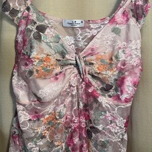 Elegant Floral Lace Blouse